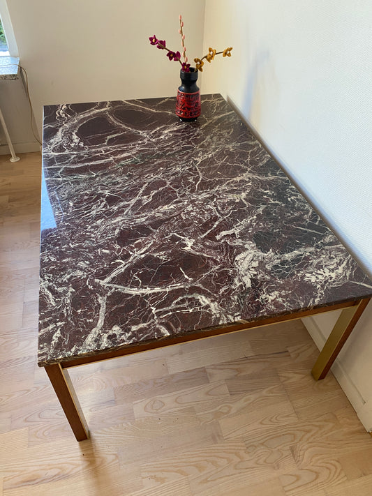 Sofatisch mit Marmorplatte von Bendixen Design