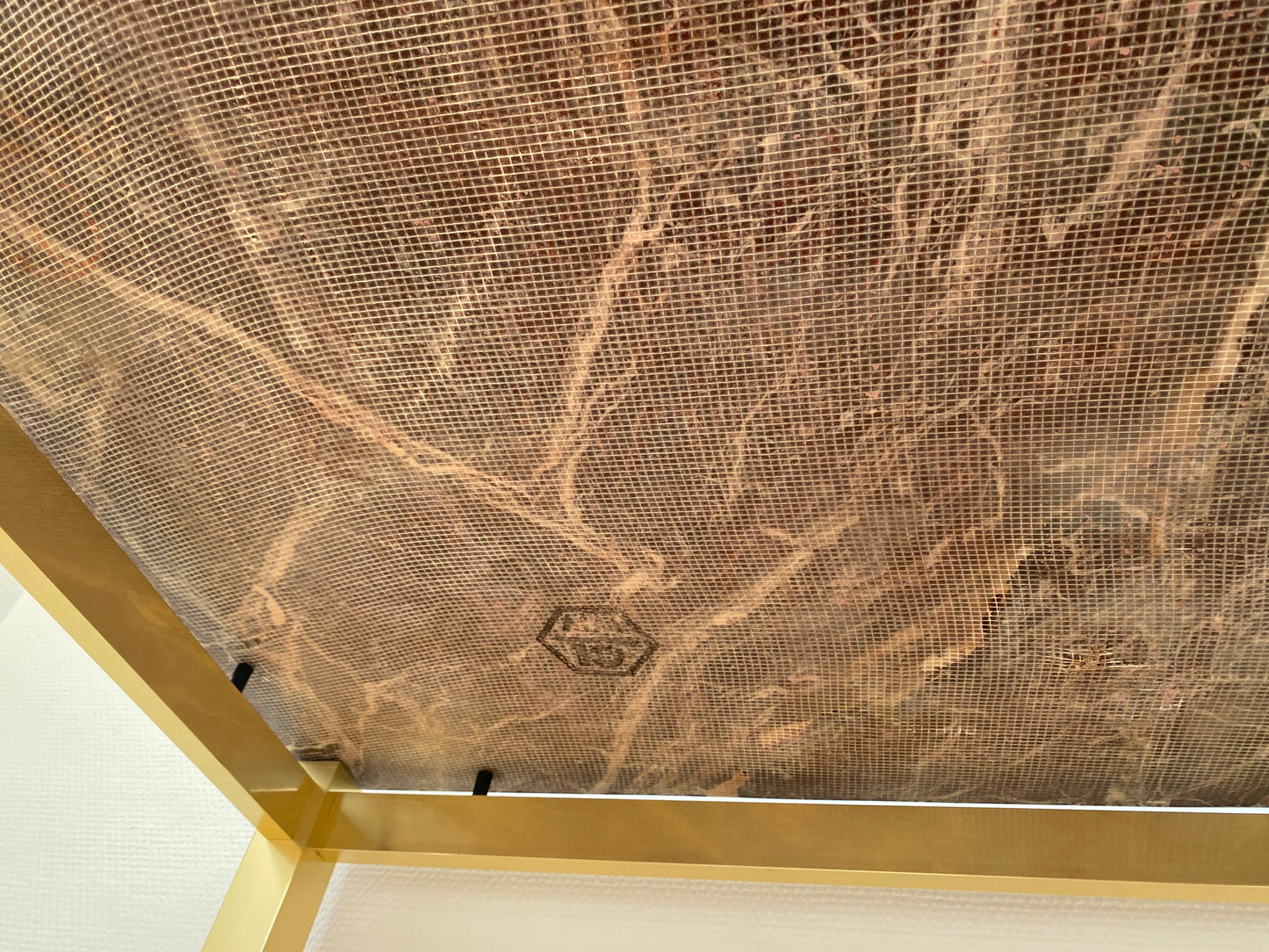 Sofatisch mit Marmorplatte von Bendixen Design