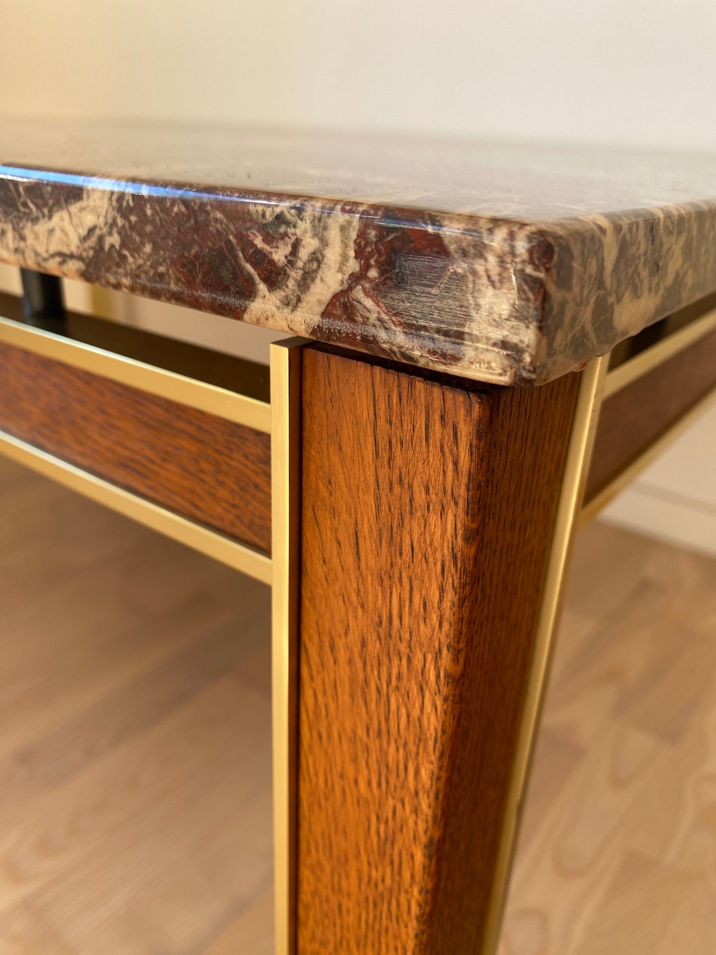 Sofatisch mit Marmorplatte von Bendixen Design