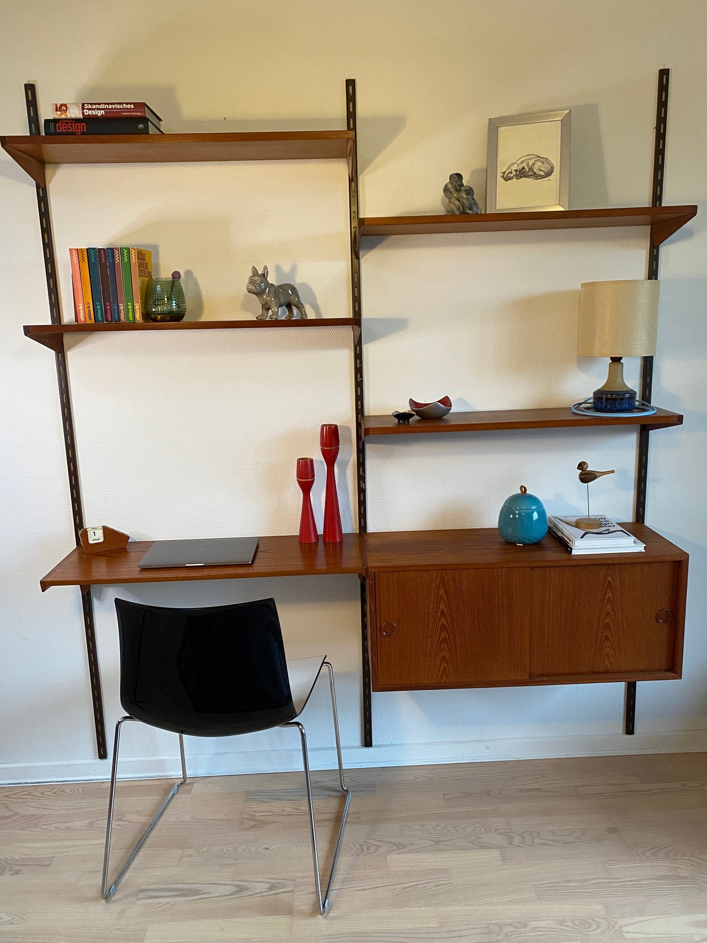 Modulares Wandsystem Teak - Kai Kristiansen