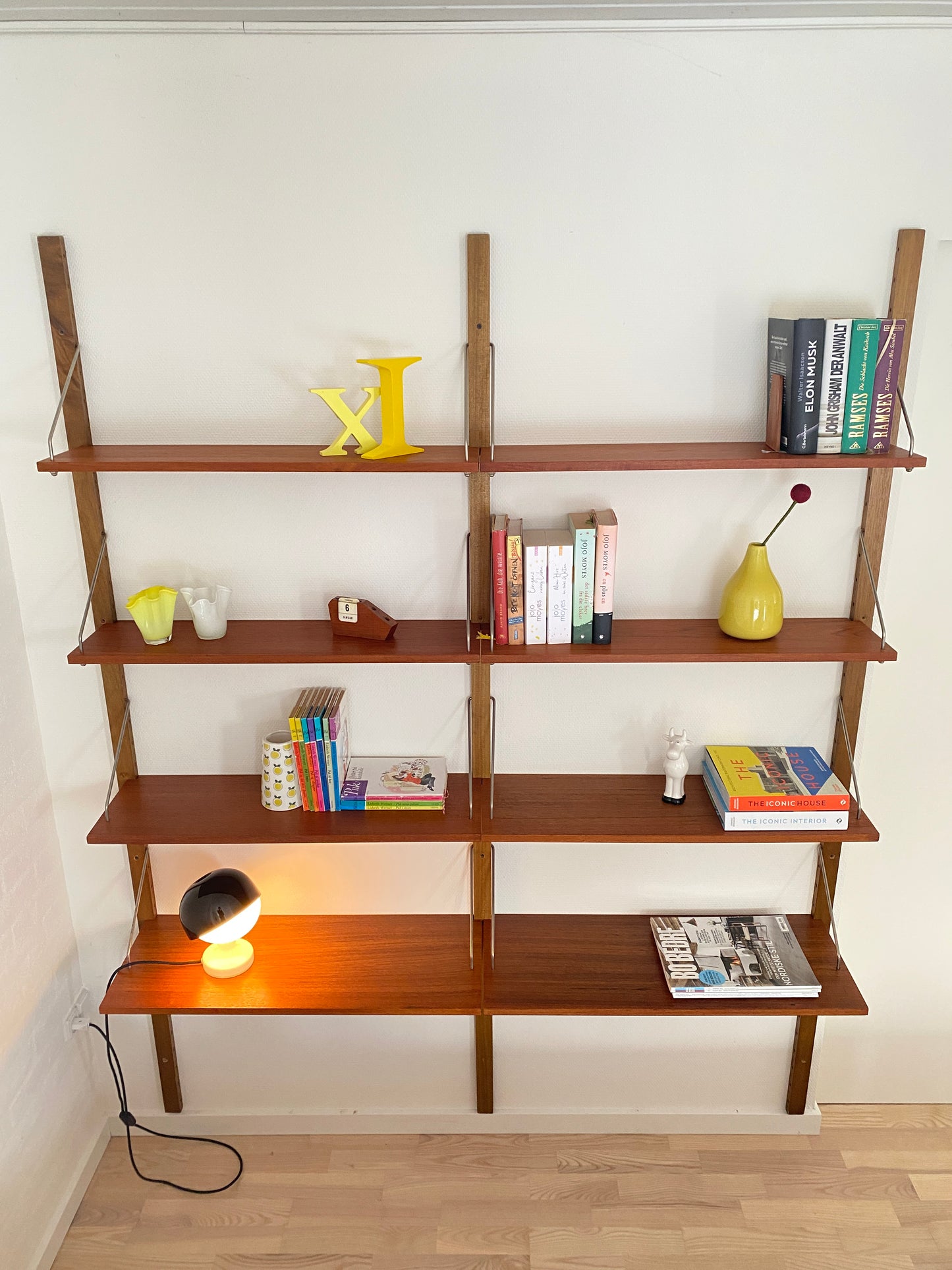 Mid-Century Teak Wall Shelf in the style of Poul Cadovius, 1960s