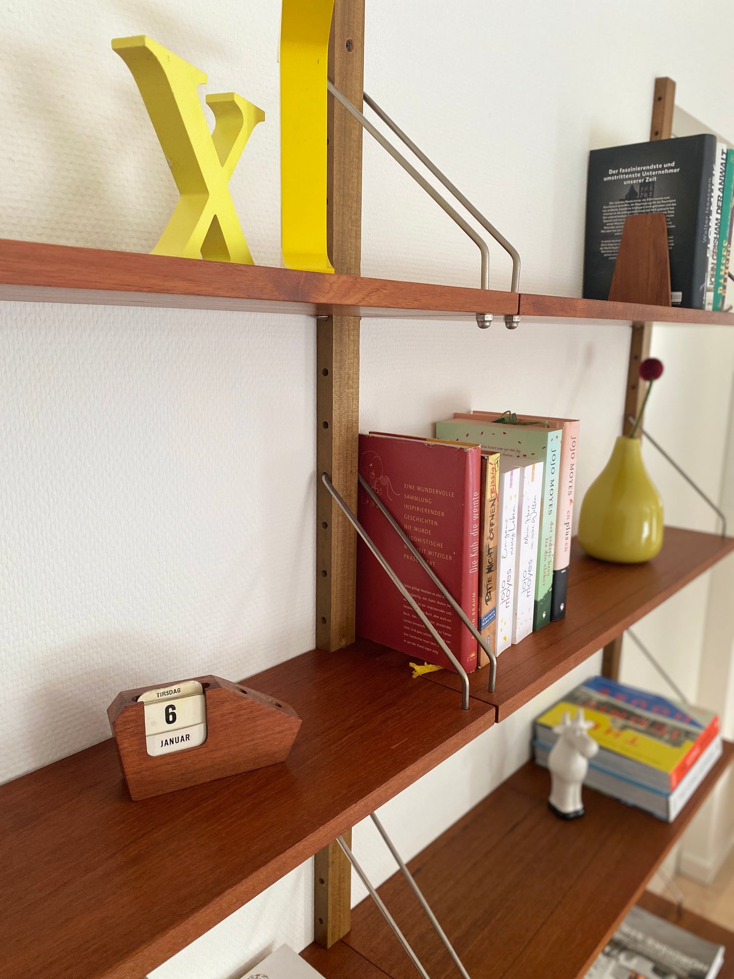Mid-Century Teak Wall Shelf in the style of Poul Cadovius, 1960s