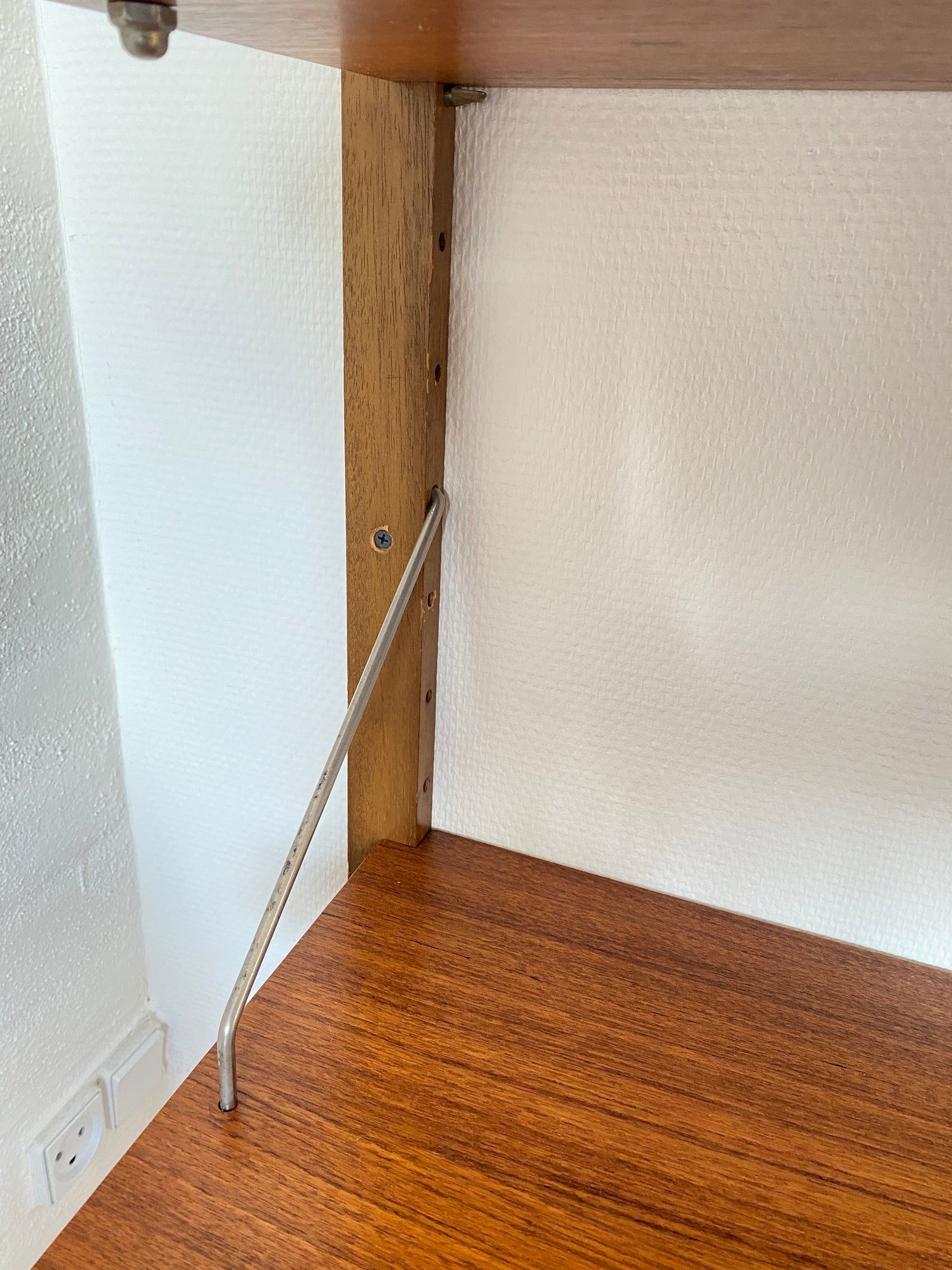 Mid-Century Teak Wall Shelf in the style of Poul Cadovius, 1960s