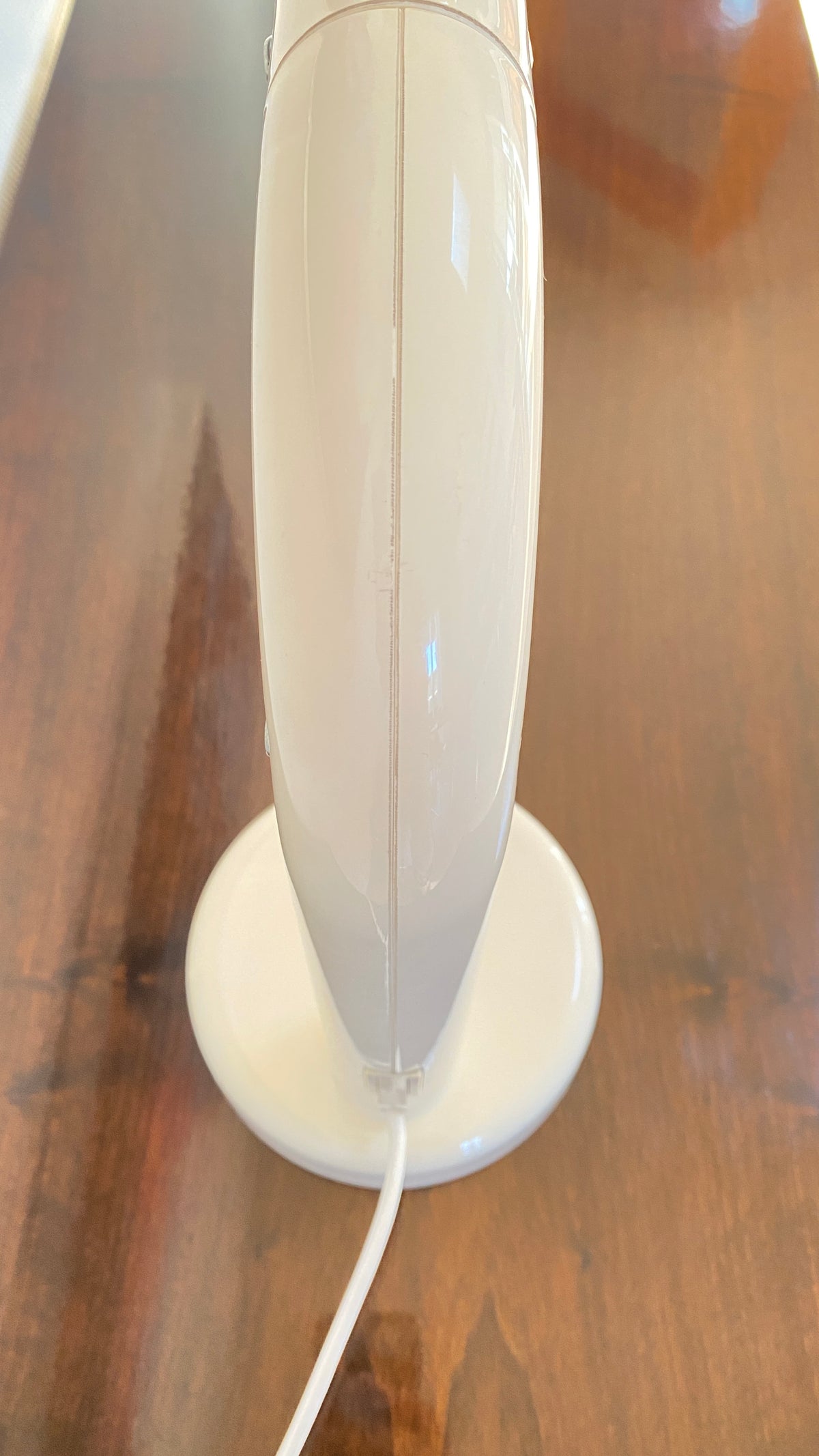 White Tube Desk Lamp by Anders Pehrson for Atelje Lyktan, 1970s