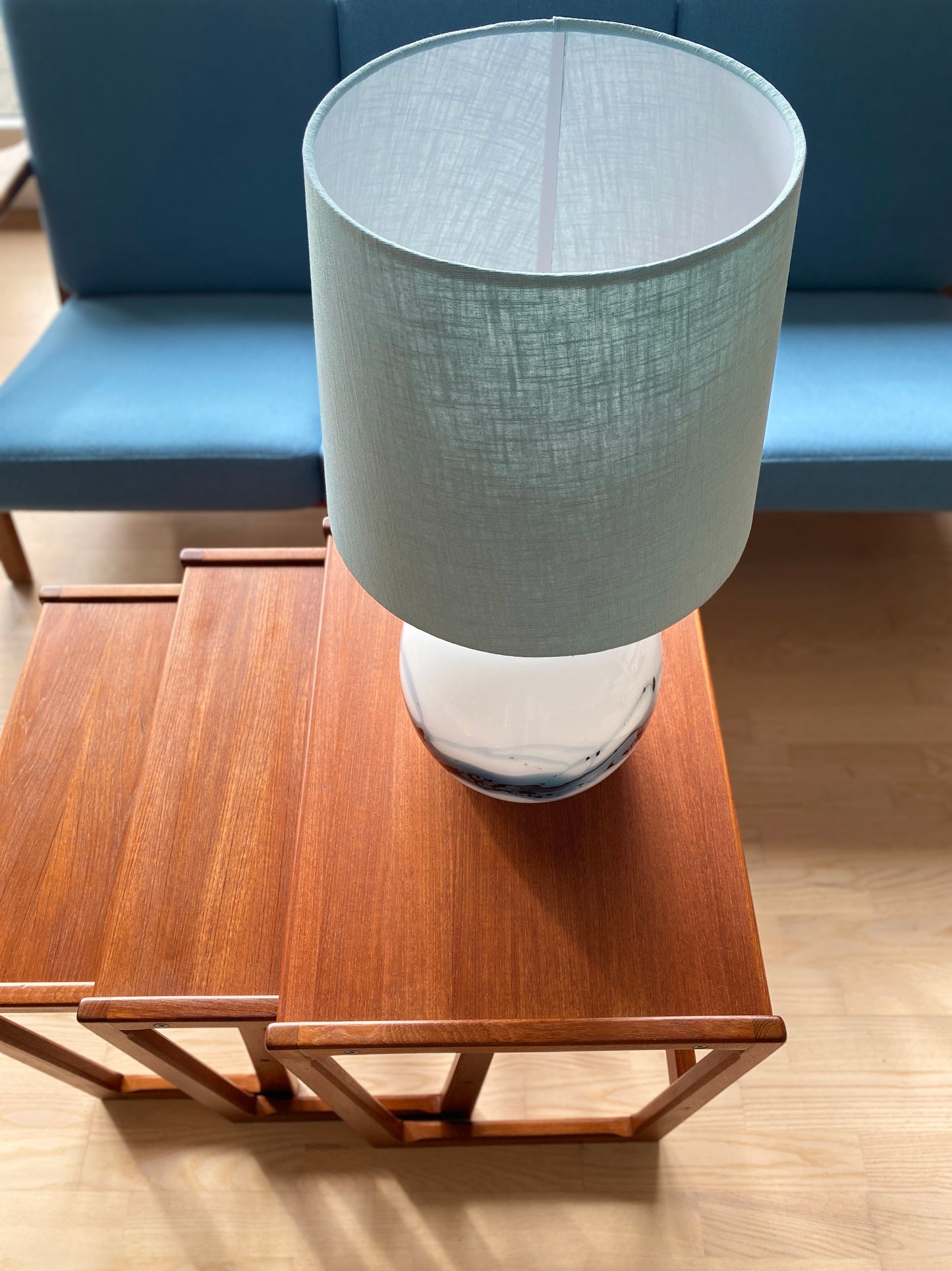 Glass Sakura Table Lamp by Michael Bang for Holmegaard