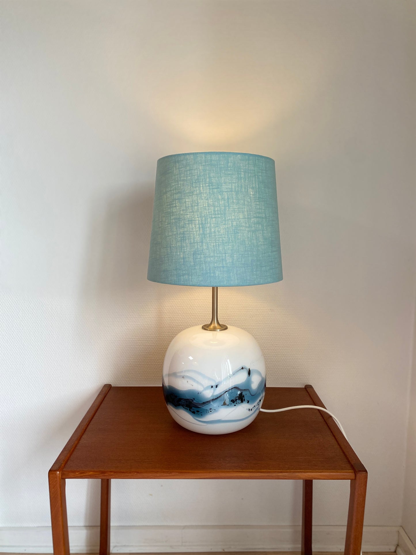 Glass Sakura Table Lamp by Michael Bang for Holmegaard