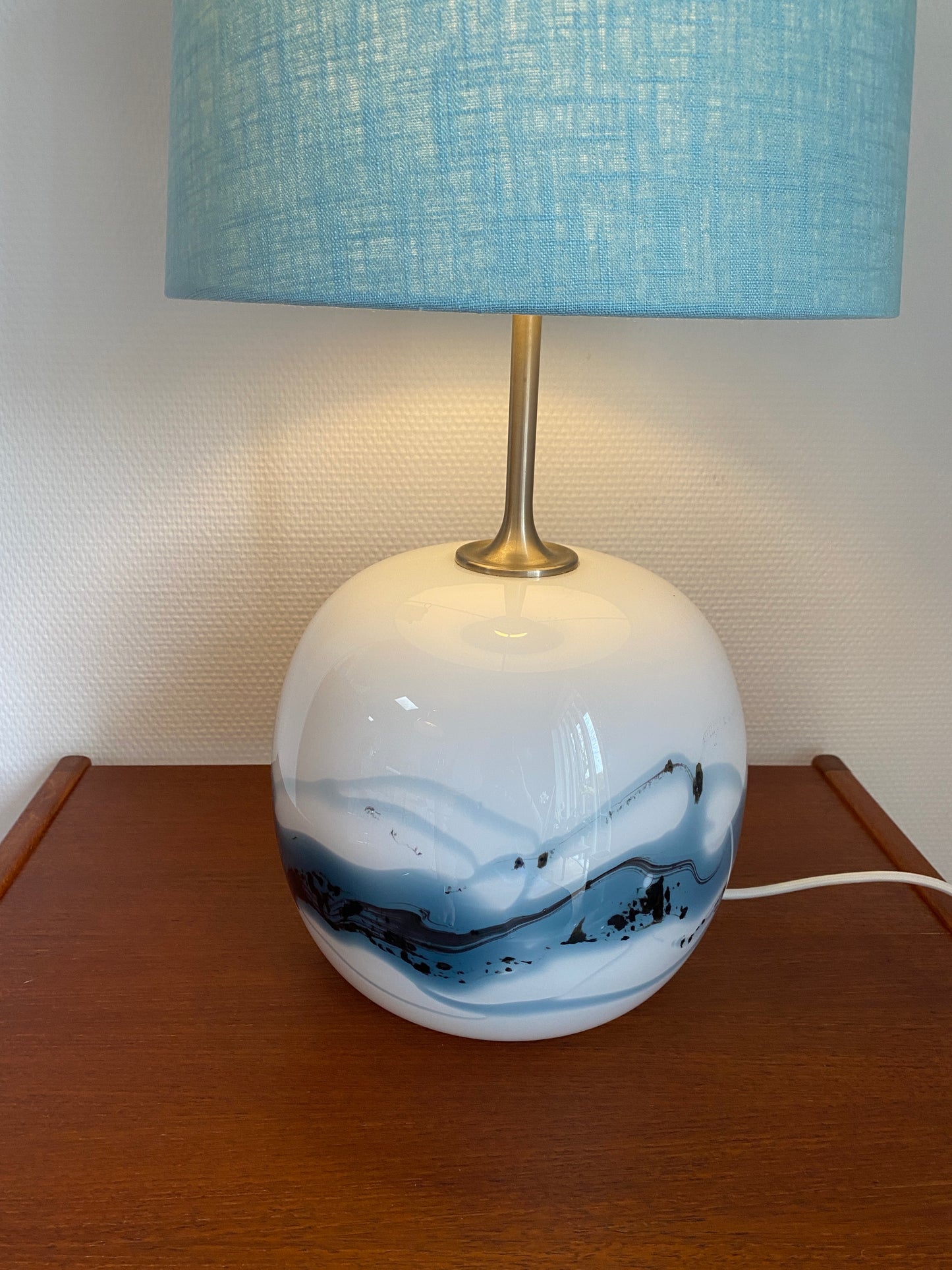 Glass Sakura Table Lamp by Michael Bang for Holmegaard