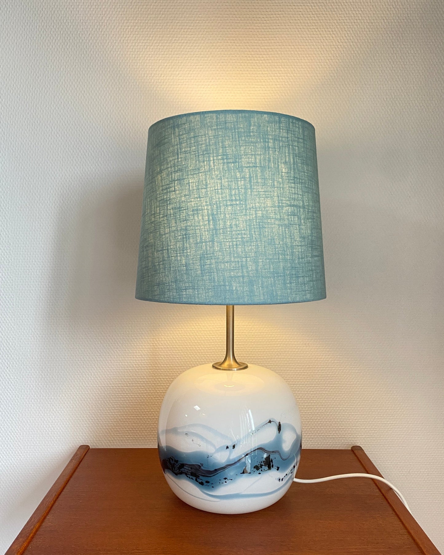 Glass Sakura Table Lamp by Michael Bang for Holmegaard
