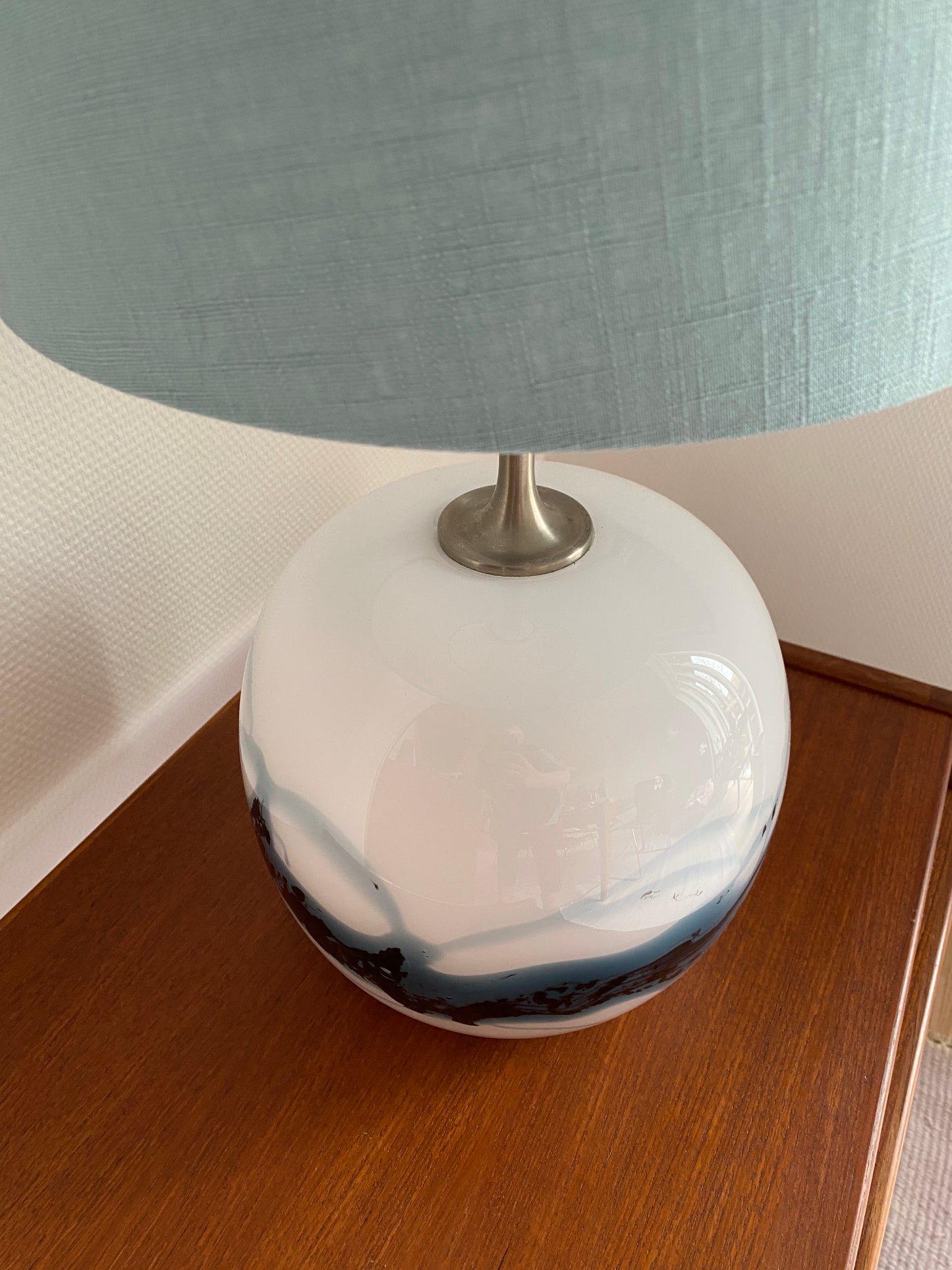 Glass Sakura Table Lamp by Michael Bang for Holmegaard