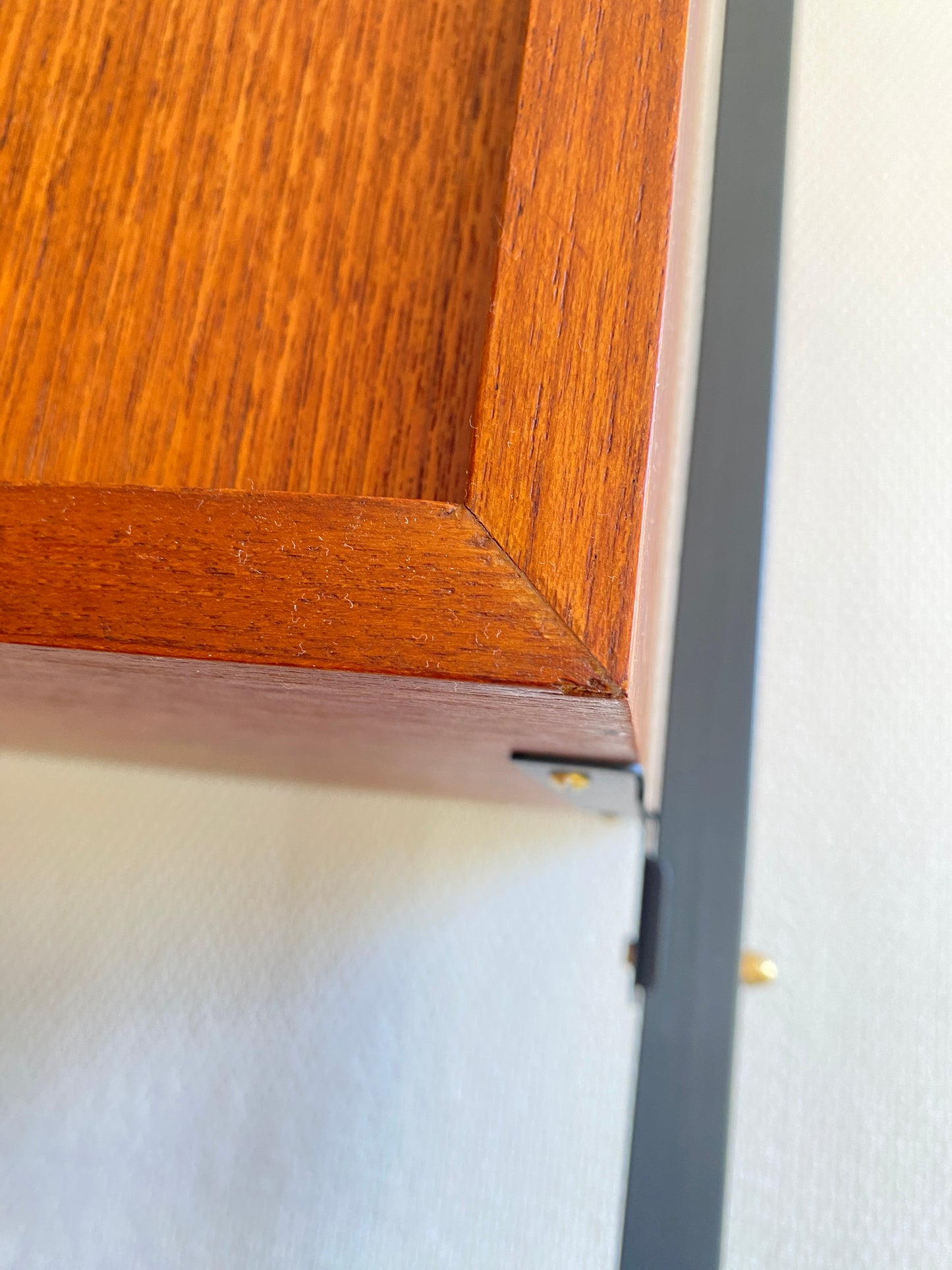 Mid Century, modular teak wall shelf by Olof Pira for String, 1950s