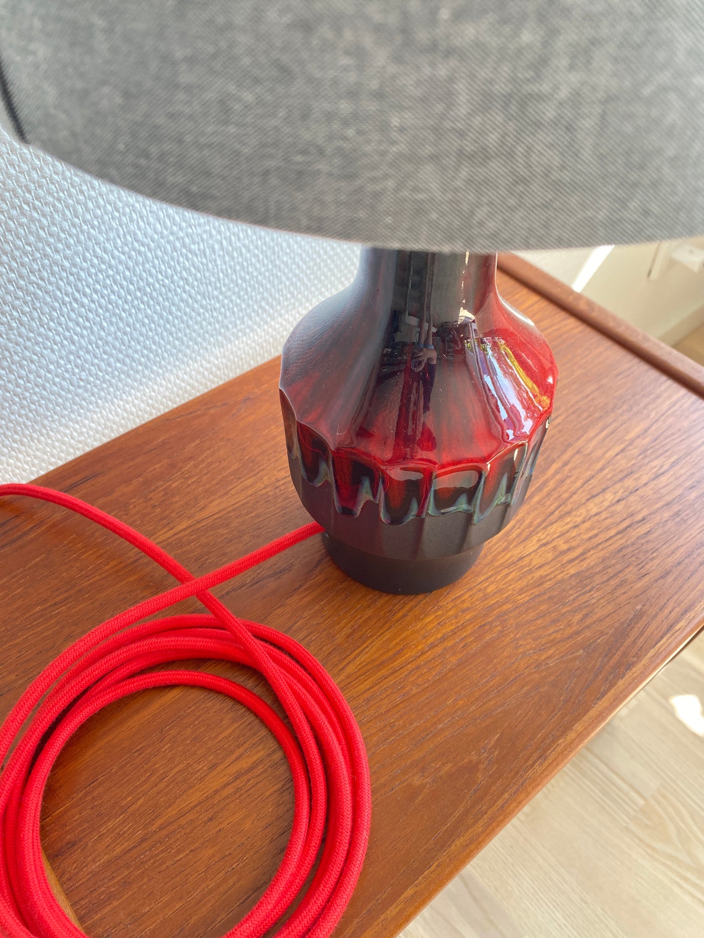Ernst Nielsen Table Lamp for Ernst Faxe Keramik