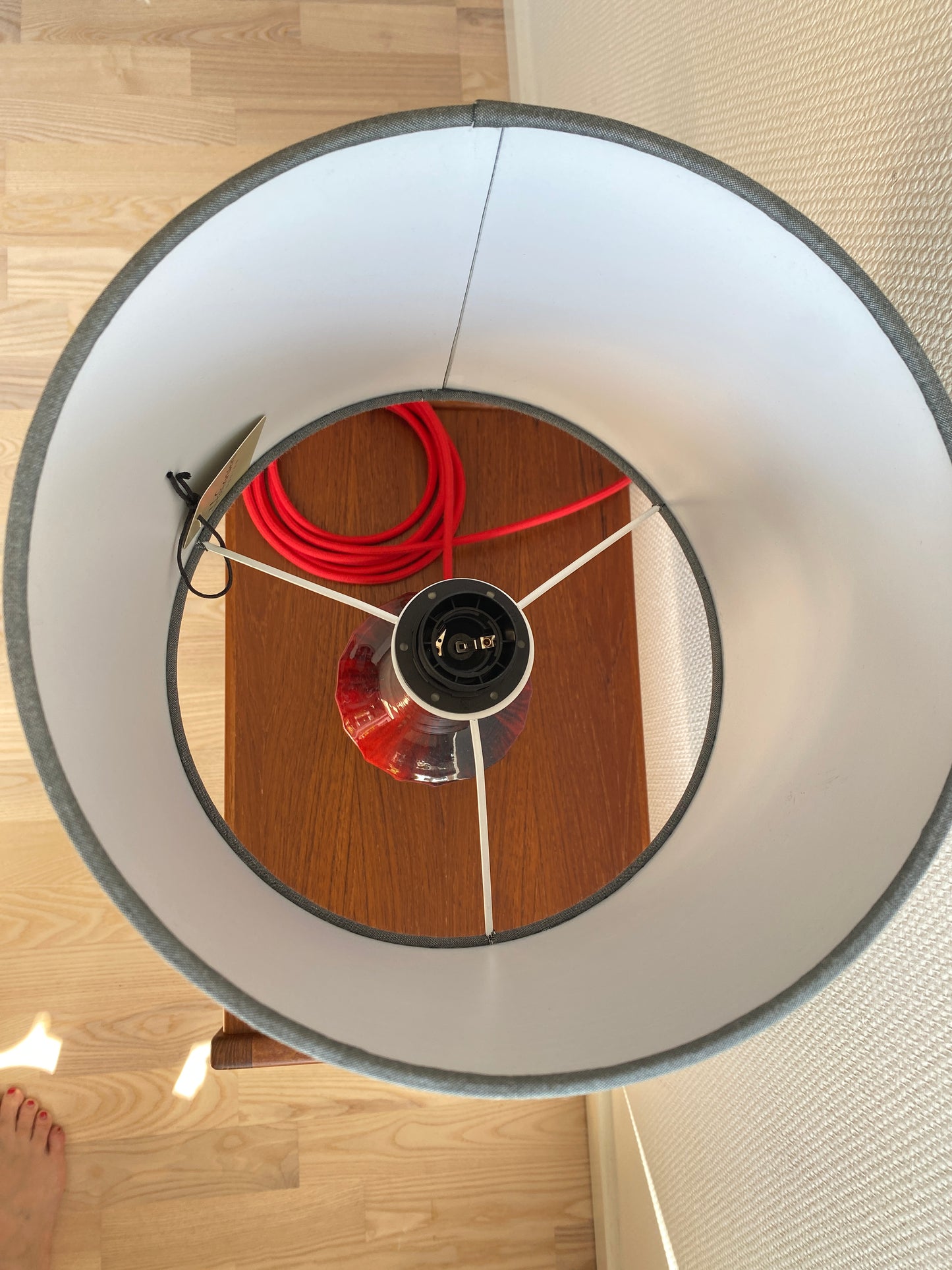 Ernst Nielsen Table Lamp for Ernst Faxe Keramik