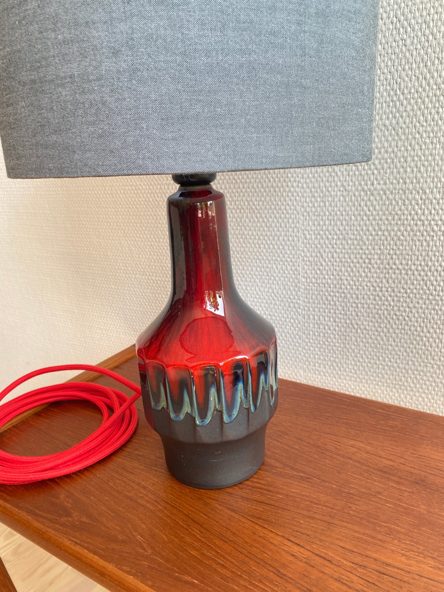 Ernst Nielsen Table Lamp for Ernst Faxe Keramik