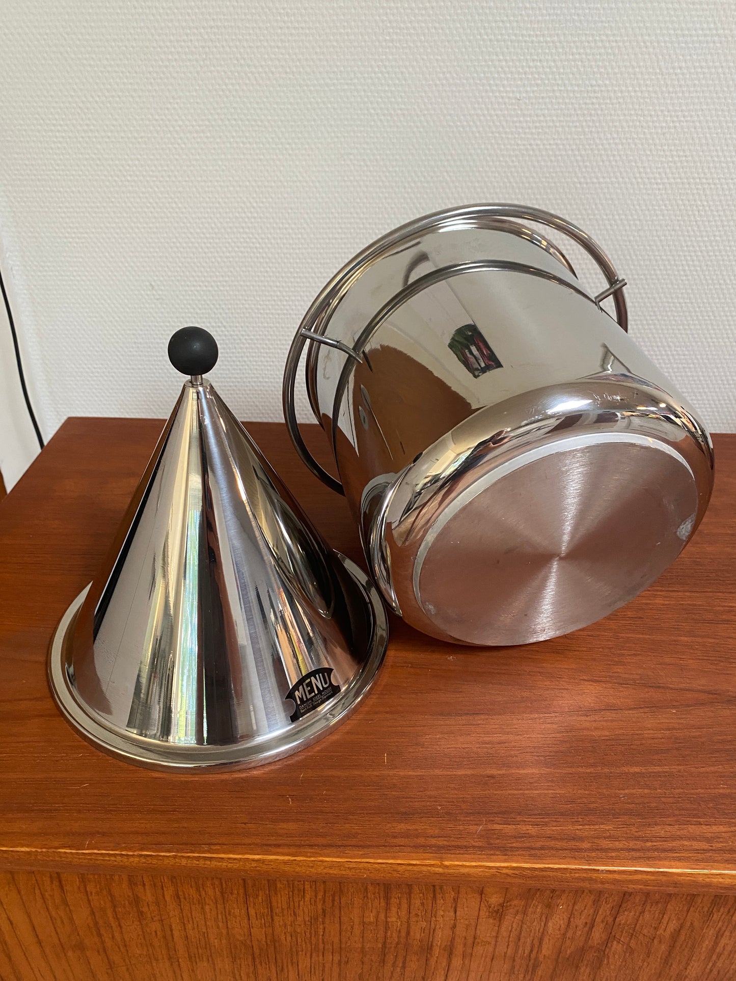 Bent Falk Ice Buckets — MENU Danish Steel House, 1980s