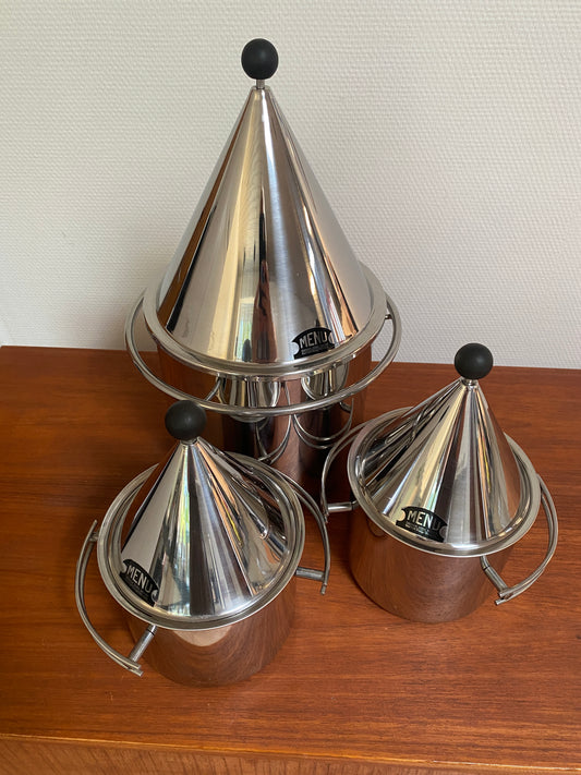 Bent Falk Ice Buckets — MENU Danish Steel House, 1980s